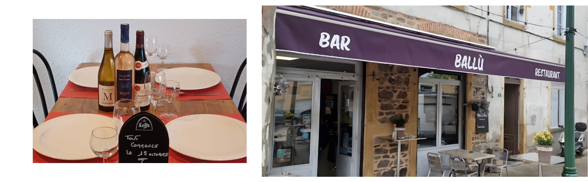 Ballù - restaurant SAINT-PIERRE-LA-PALUD - bon restaurant SAINT-PIERRE-LA-PALUD